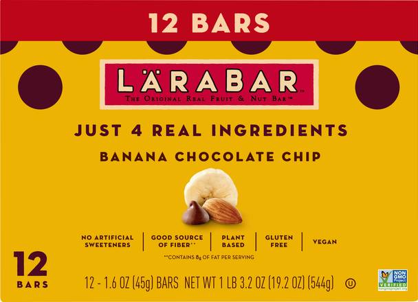 Lärabar Banana Chocolate Chip Bar Gluten Free (12 ct)
