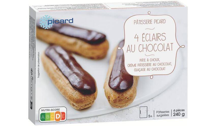 4 éclairs au chocolat