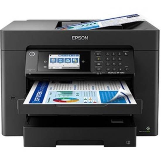 Epson Workforce Pro Wf-7840 Wide-Format Wireless Color Inkjet All-In-One Printer