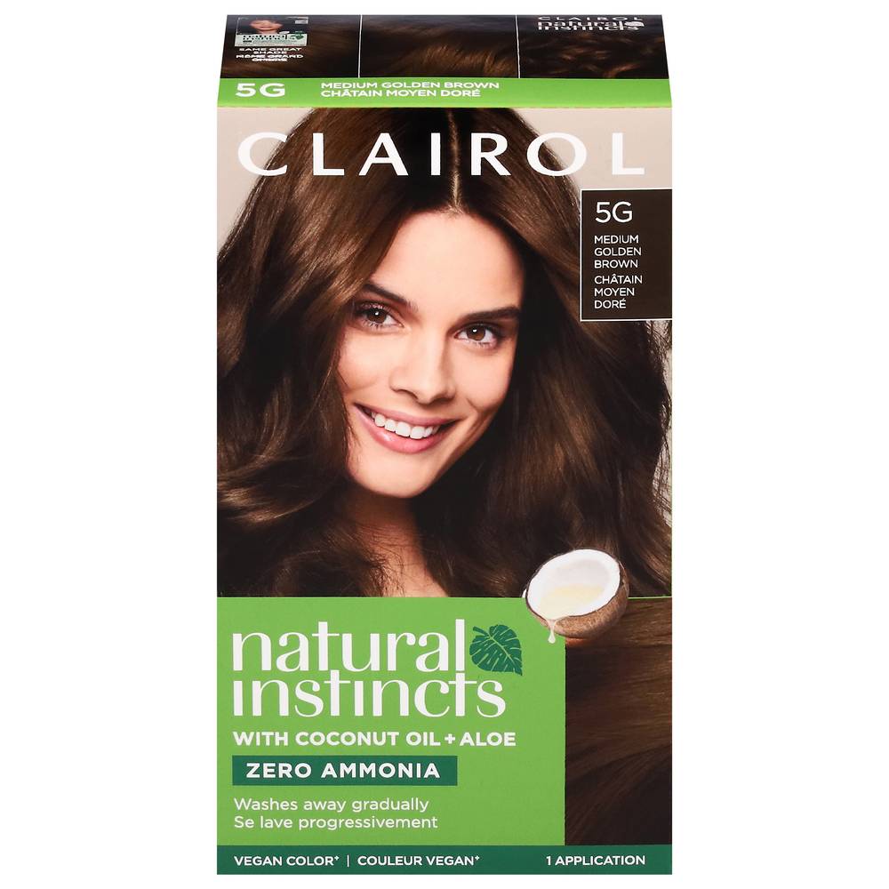 Natural Instincts Hair Color, 5G Medium Golden Brown (9.6 oz)