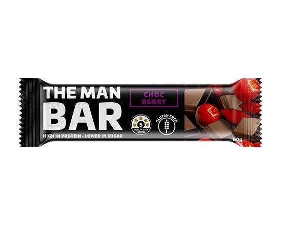 The Man Bar Choc Berry 50g