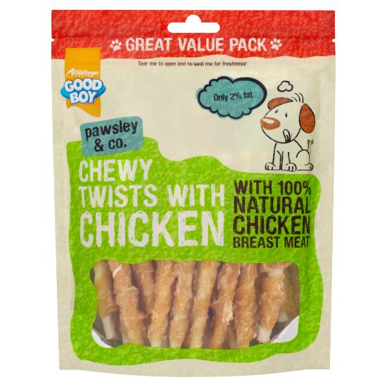 Good Boy Pawsley & Co. Chewy Twists With Chicken 320g