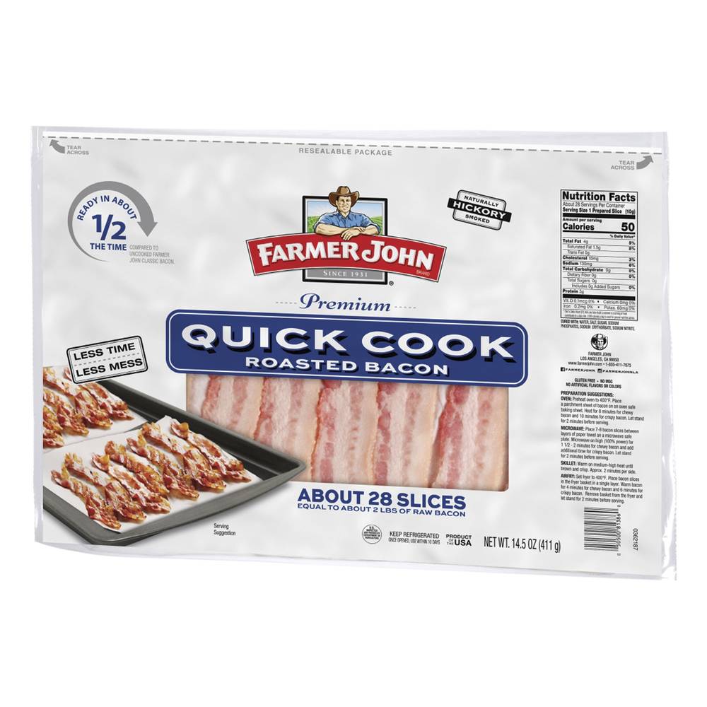 Famrer John Roasted Bacon 14.5 Oz