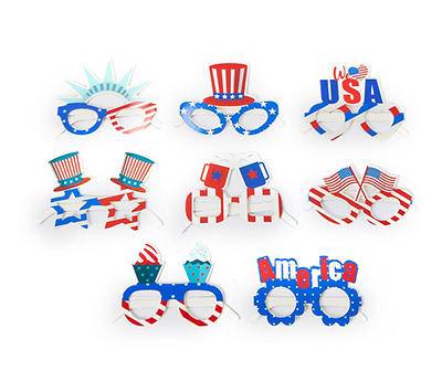 Indepedence Day Paper Glasses