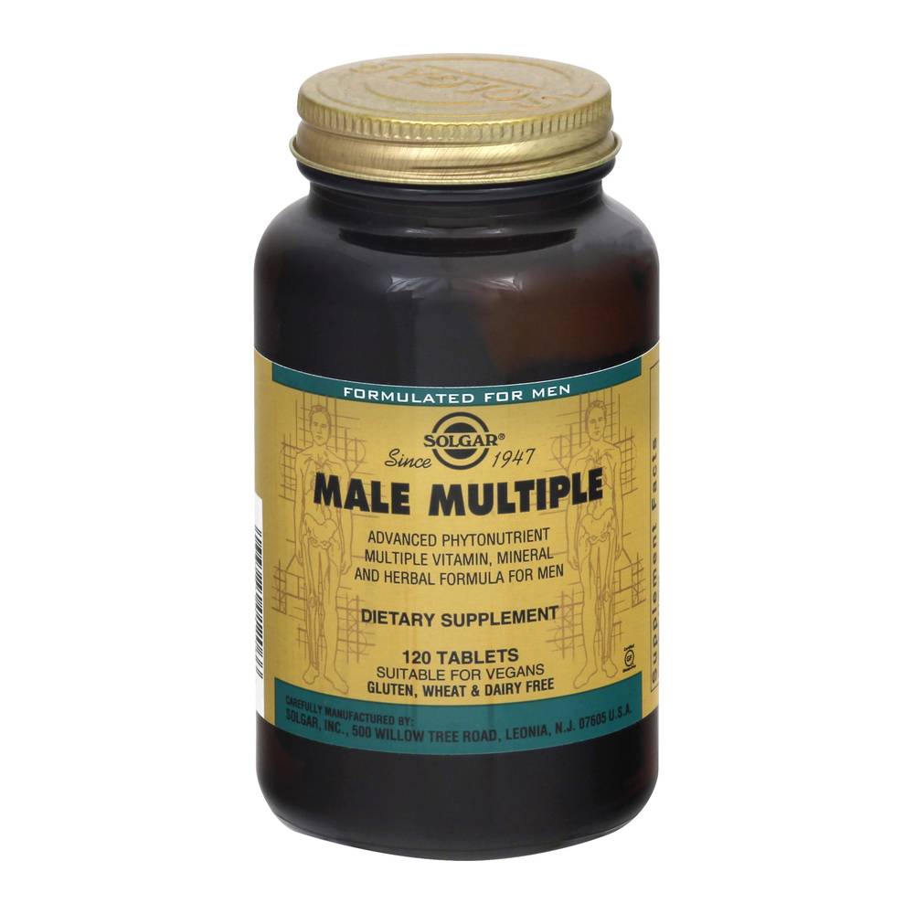 Solgar Male Multiple Vitamin Tablets (120 ct)