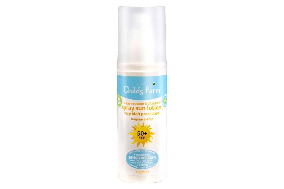 Childs Farm SPF 50+ Spray Sunscreen Fragrance-Free 100ml