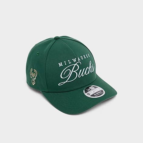 New Era Cap Milwaukee Bucks Nba 9Forty M-Crown A-Frame Snapback Hat (One Size)