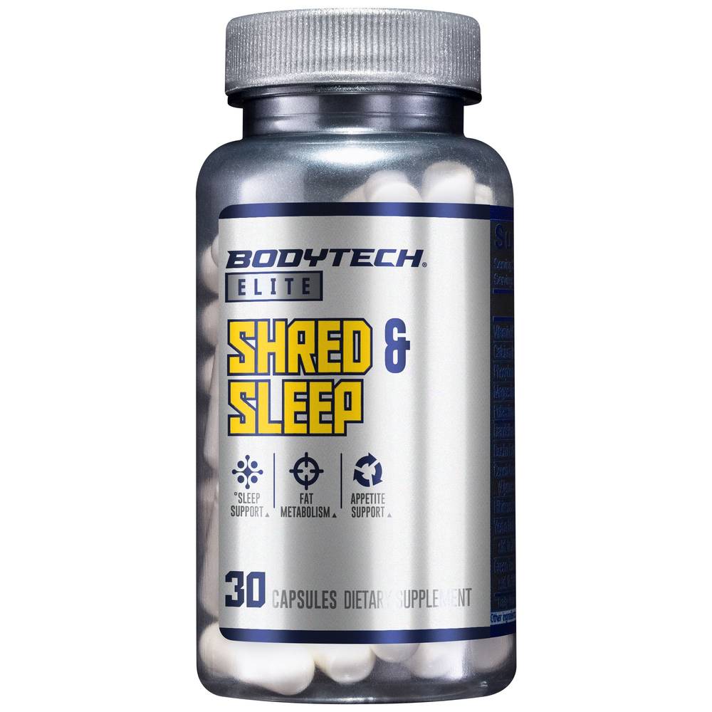 Shred & Sleep – Sleep, Fat Metabolism, & Appetite Support (30 Capsules)
