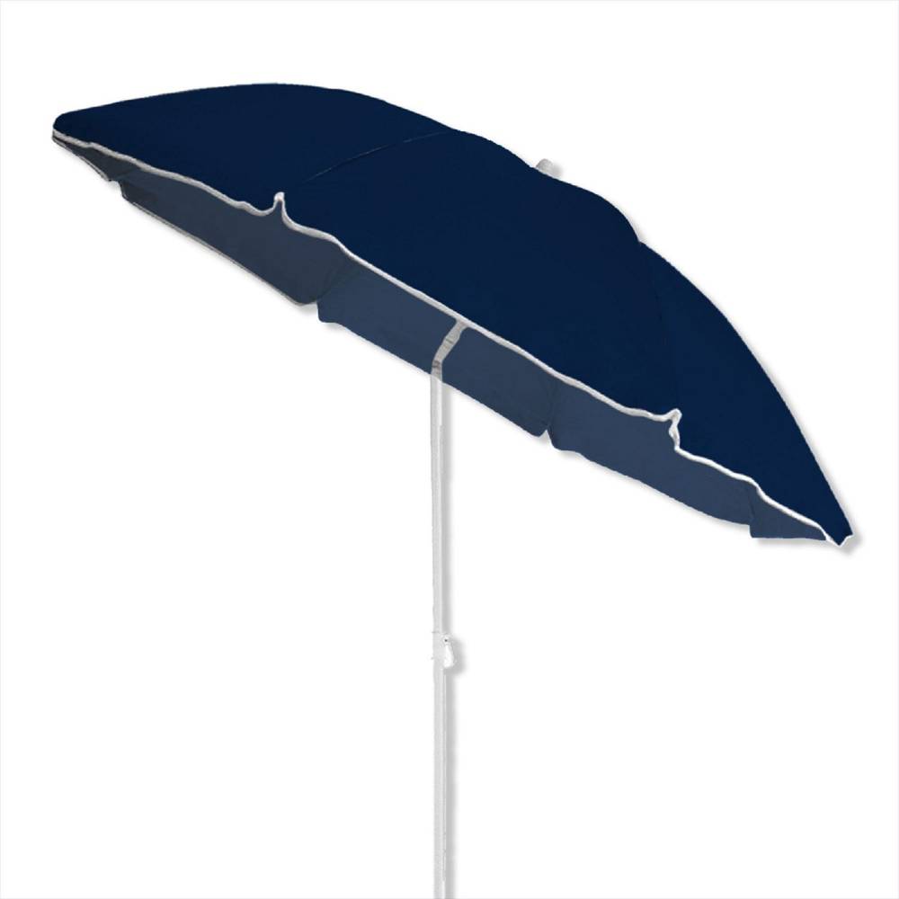 Sun & Sky Beach Umbrella, Navy, 6 Ft