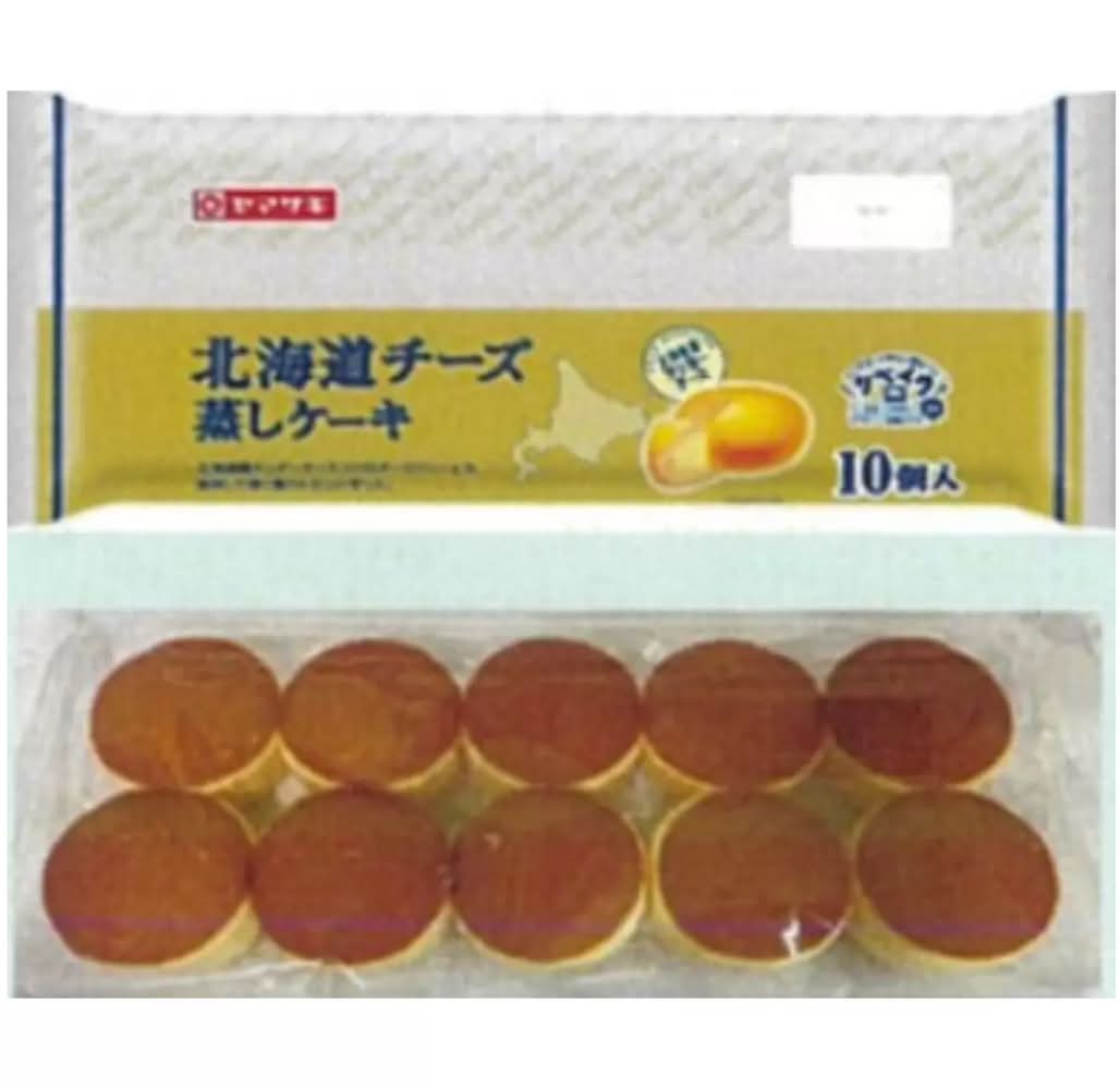 山崎製パン 北海道チーズ蒸しケーキ 10個入