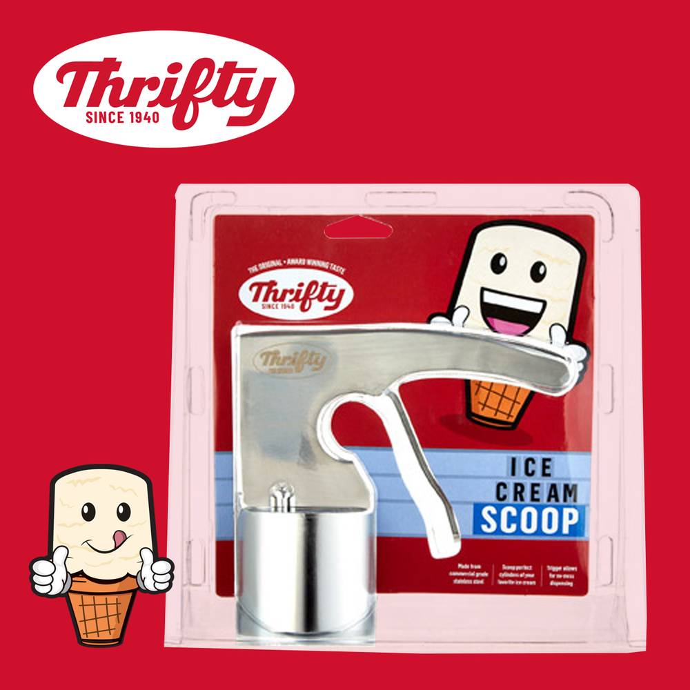 Thrifty Stainless Steel Ice Cream Scooper