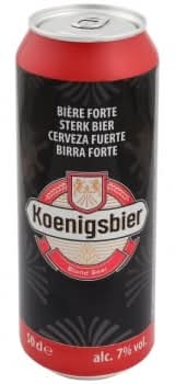 Cerveza Koenigsbier fuerte lata 50 cl.