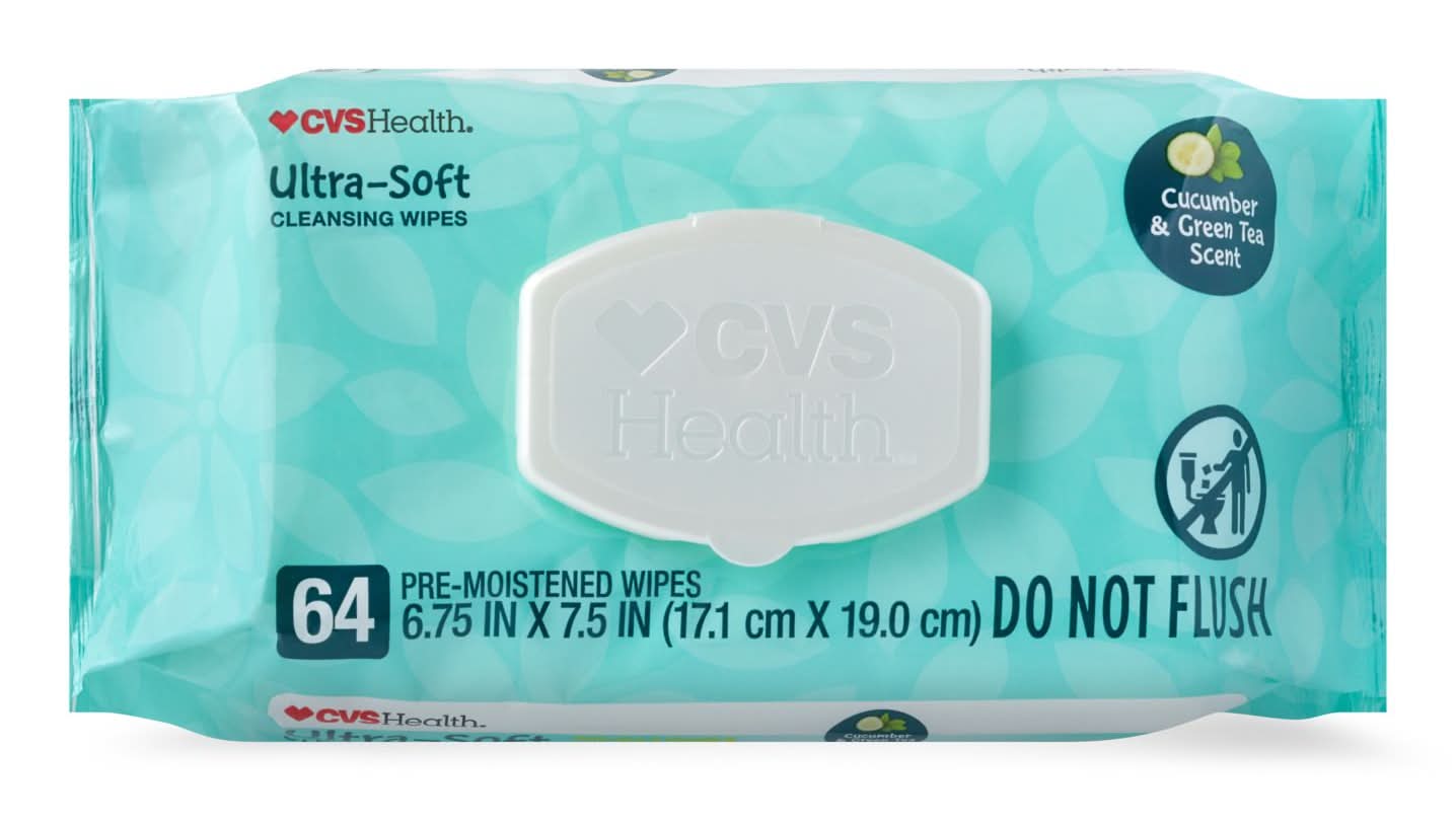 CVS Health Ultra Soft Cleansing Wipes (64 ct)