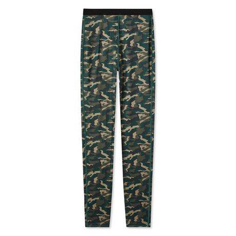 Athletic Works Boys'' Thermal Pant (Color: Camo, Size: L)
