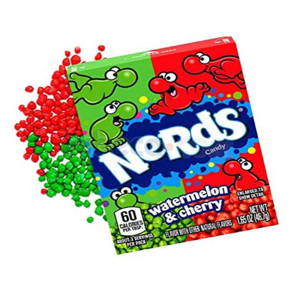 Nerds Caramelos Cereza Y Sandia 46.7 Gr