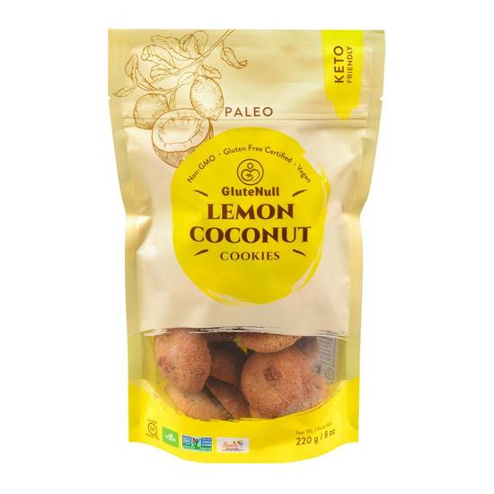 Glutenull Keto Cookies Lemon Coconut (220 g)