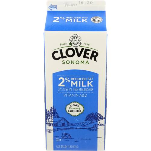 Clover Sonoma 2% Milk