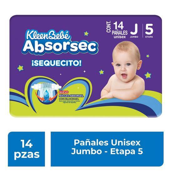 Kleenbebé pañal para bebé jumbo (14 piezas)