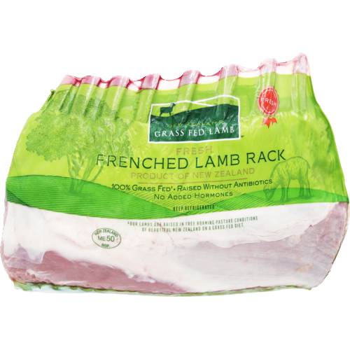 New Zealand Lamb French Trim Rack of Lamb (Avg. 1lb)