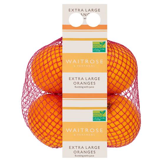 Waitrose Extra Large Oranges