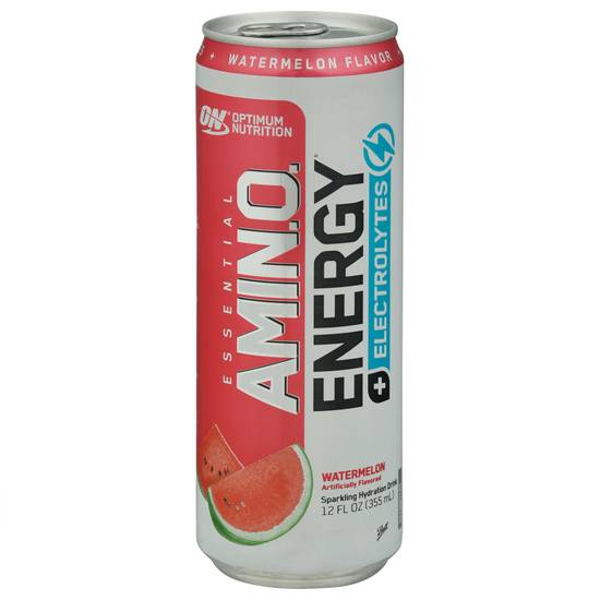 Optimum Nutrition Watermelon Flavor Essential Amino Energy Drink (12 fl oz)