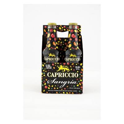 Capriccio Bubbly Sangria Fruit Wine (4 x 1.5 L)