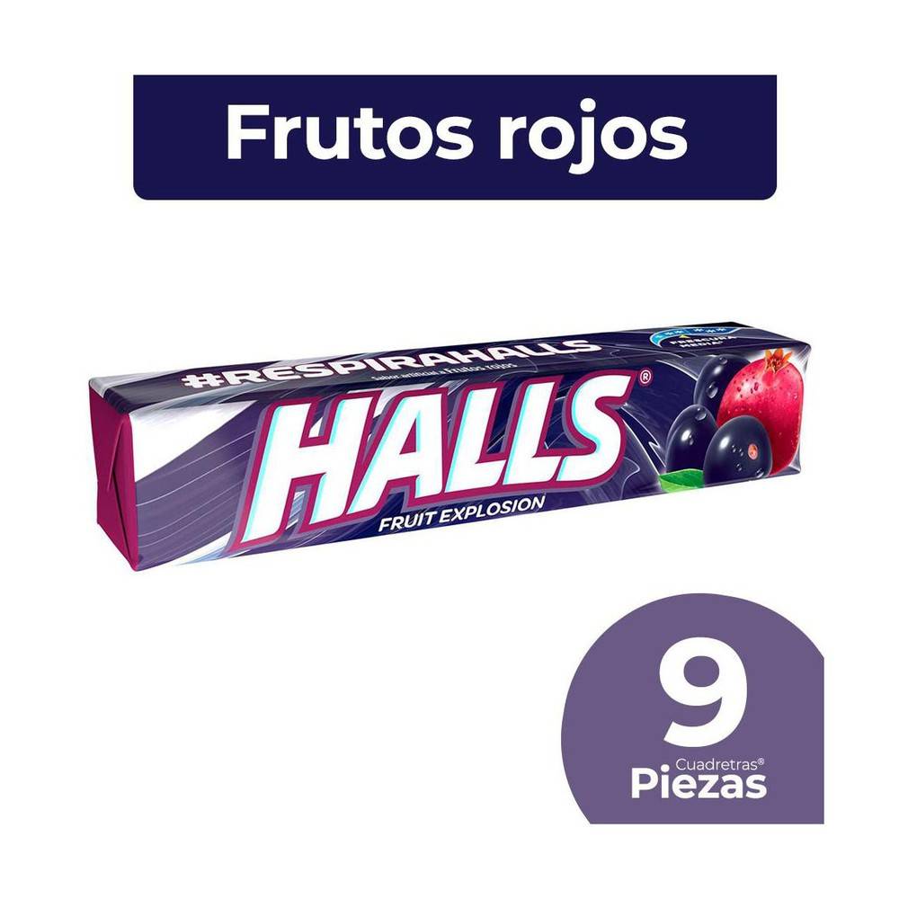 Compra Halls Caramelo macizo fruit explosion frutos rojos - Envío a ...