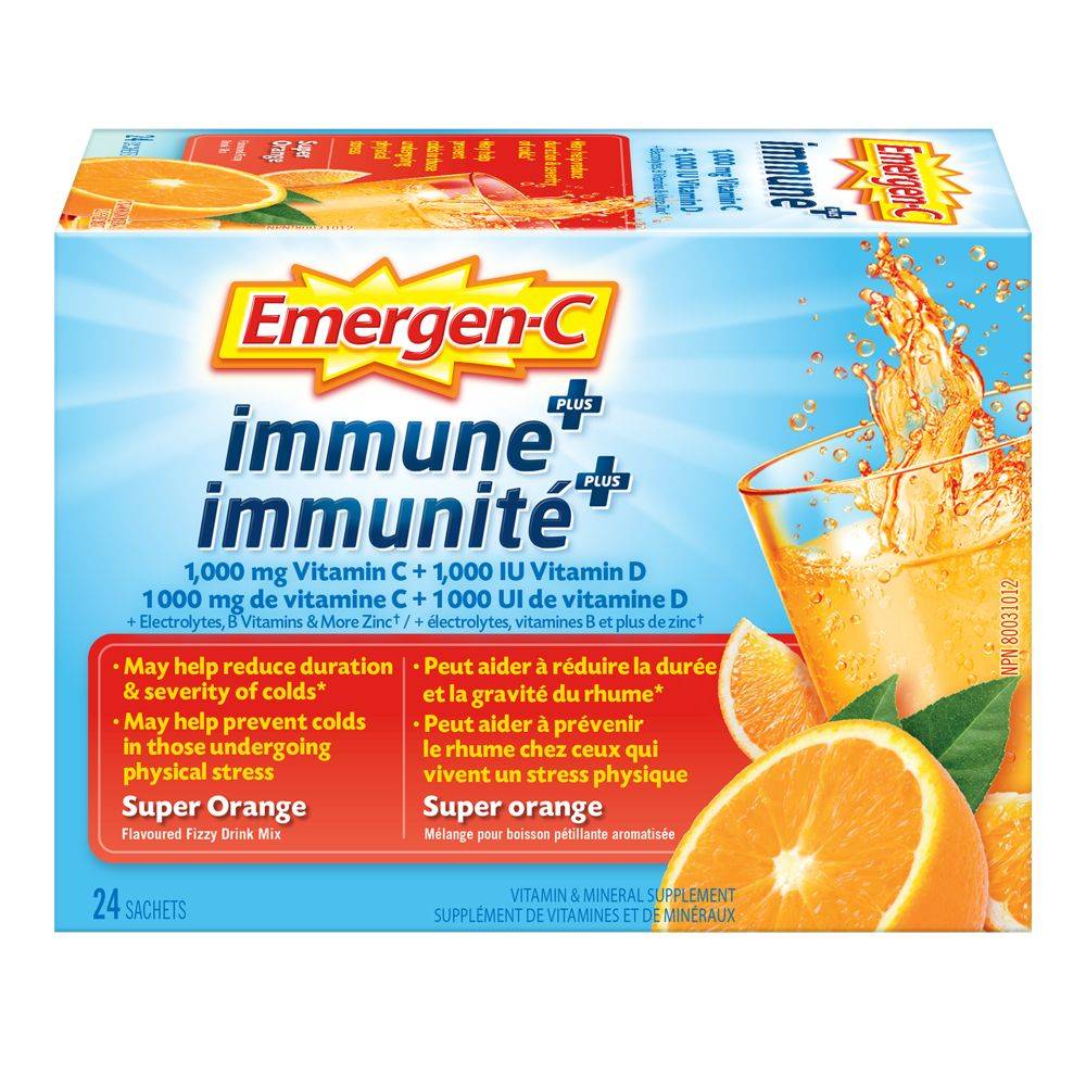 EmergenC Immune Plus Super Orange Packets Delivery Near Me Order Online Uber Eats
