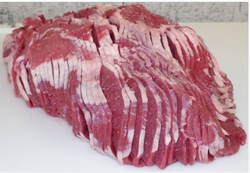 Sliced Beef Angus Top Rounds (1 Unit per Case)