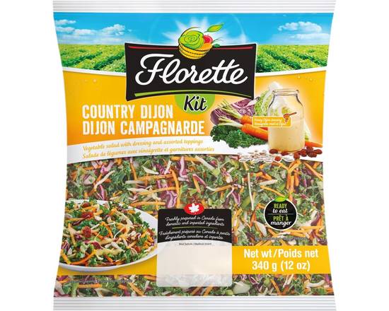 Florette · Kit de salade Dijon Campagnarde (340 g) - Country dijon salad kit (340 g)
