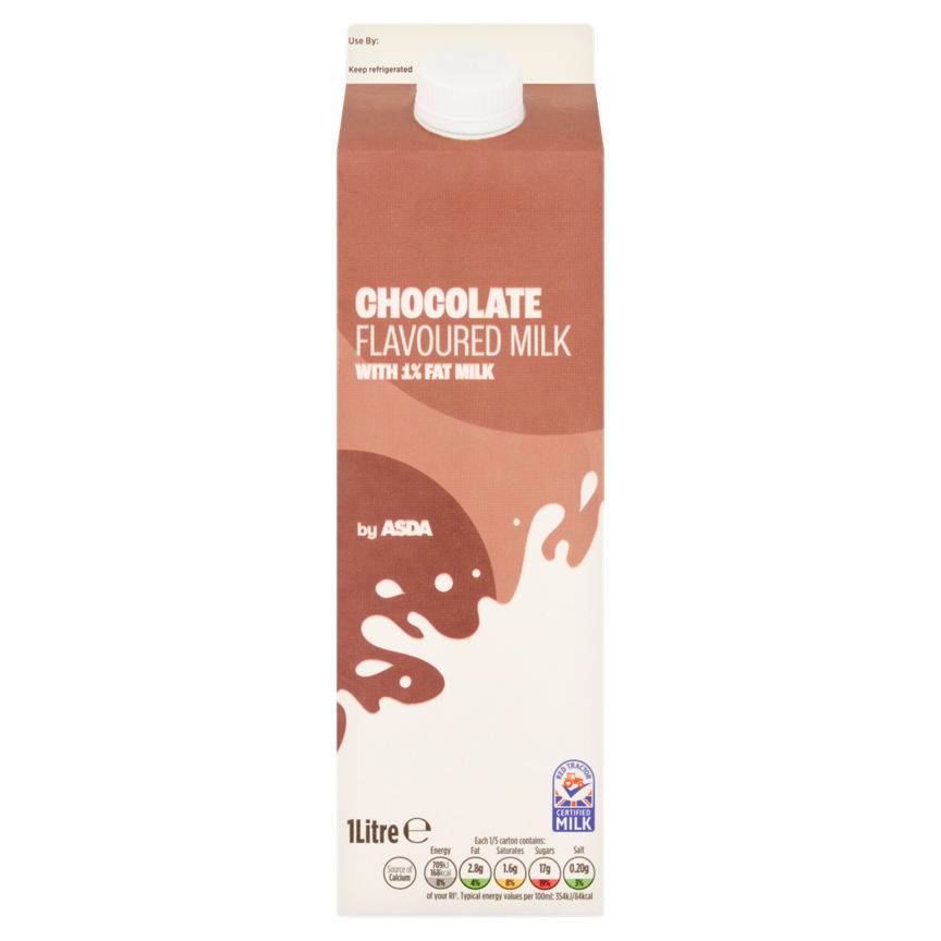 ASDA Chocolate, Flavored Milk (1L)