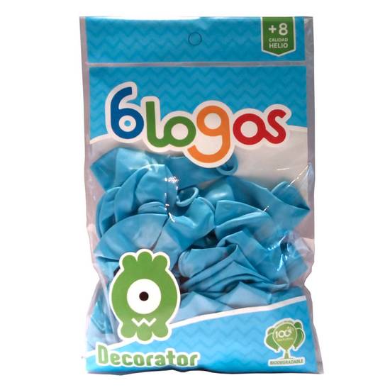 Blogos globos decorator azul cielo (1 pieza)