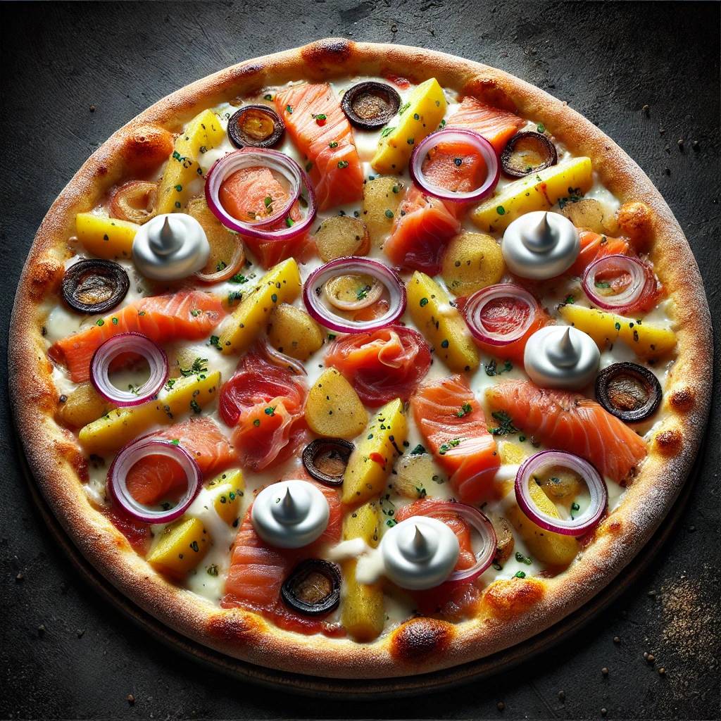 🍕 Pizza Saumon