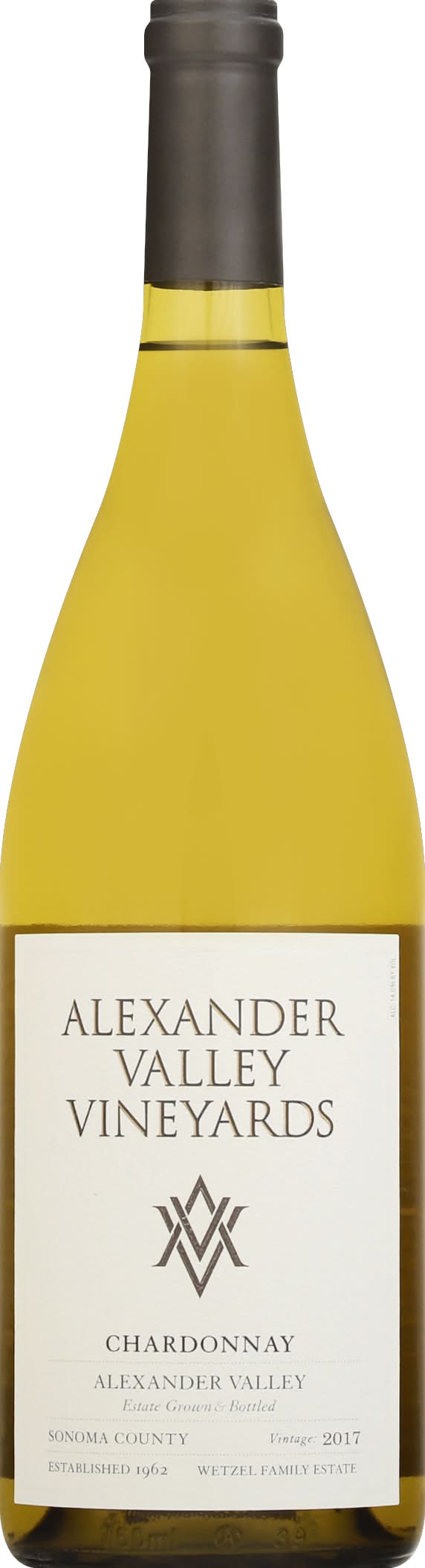 Alexander Valley Vineyards Sonoma County Chardonnay, 2017 (750 ml)