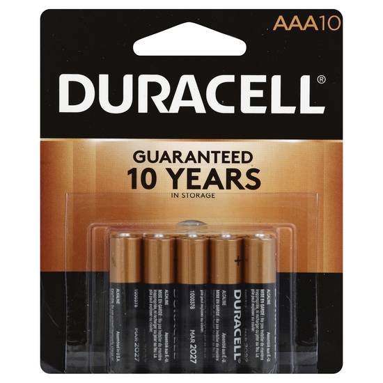 Duracell Aaa Alkaline 1.5 V Batteries (10 ct)