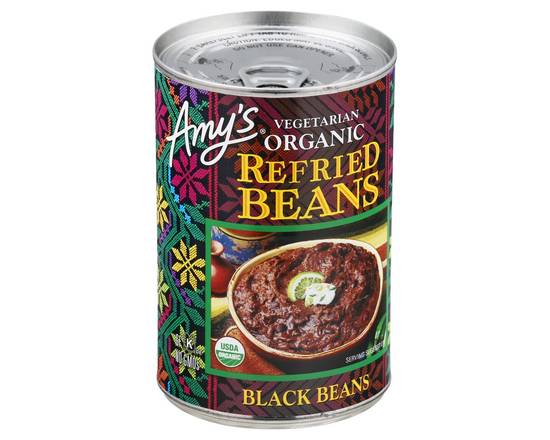 Amy's · Vegetarian Organic Refried Black Beans (15.4 oz)