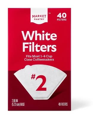 Market Pantry Coffee Filters, 2-1/16 in (40 ct)