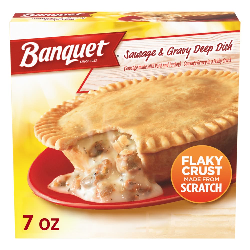 Banquet Sausage & Gravy Deep Dish (7 oz)