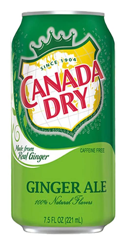 CANADA DRY GINGER ALE * 7.5 OZ SLIM CAN