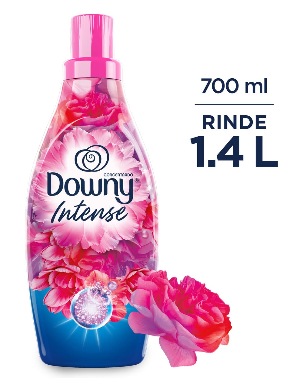 Downy · Intense suavizante de telas líquido concentrado, floral (700 ml)