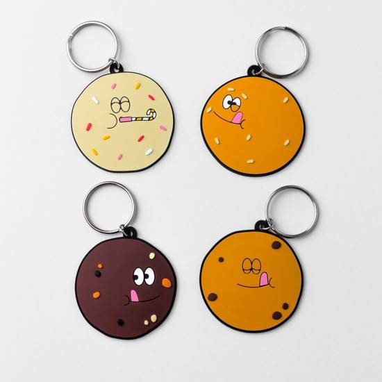 Cookie Face Keychain