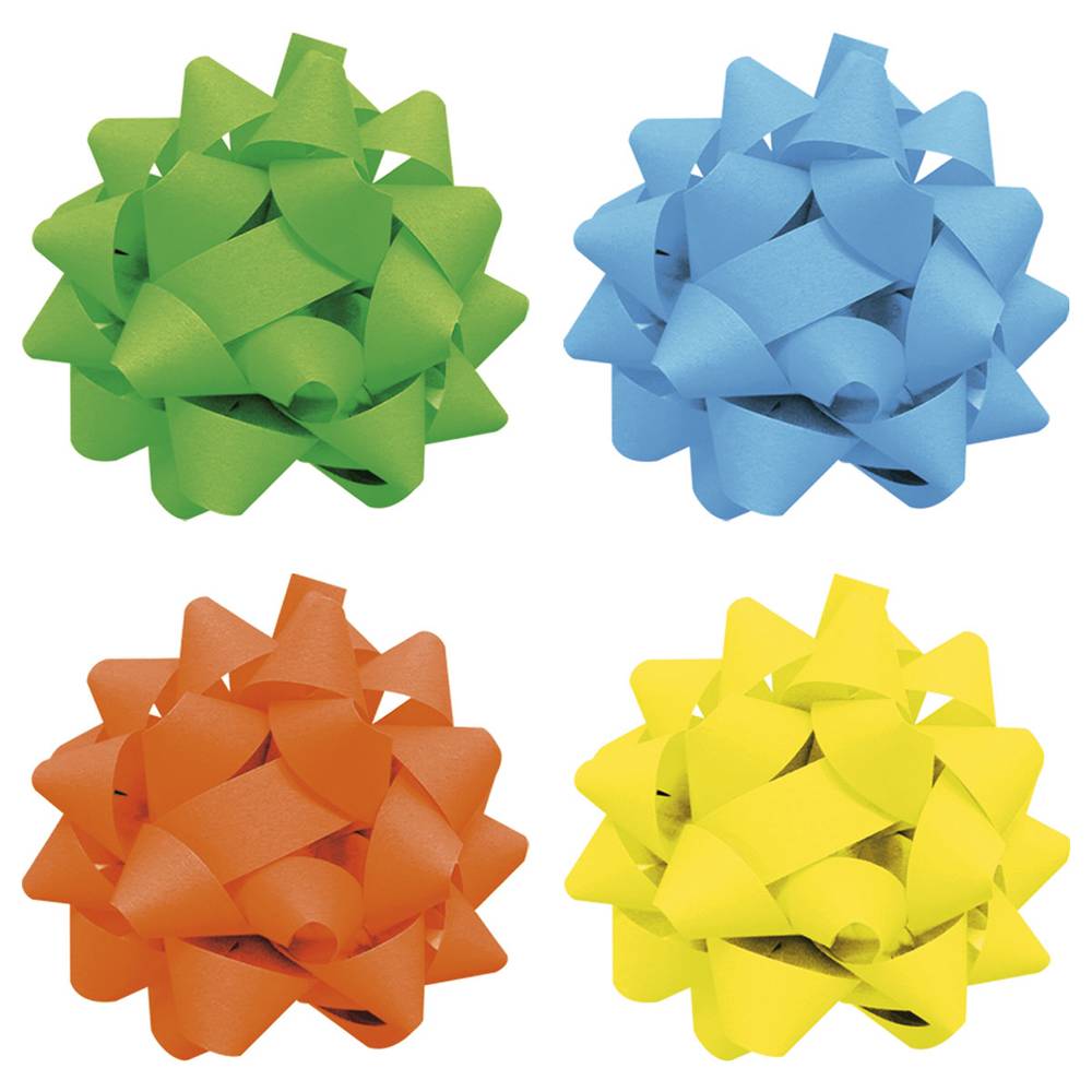 JANEL · Moño estrella fluorescente jumbo (10 g)