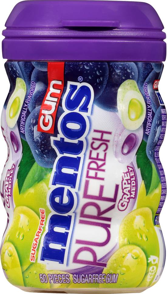 Mentos Pure Fresh Grape Medley Gum (50 ct)