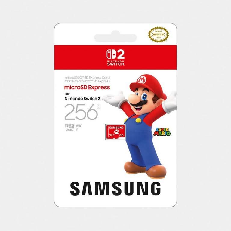 Samsung Switch 2 Microsd Express Card 256gb