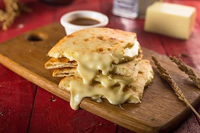 Cheese-stuffed Double-Naan Bread