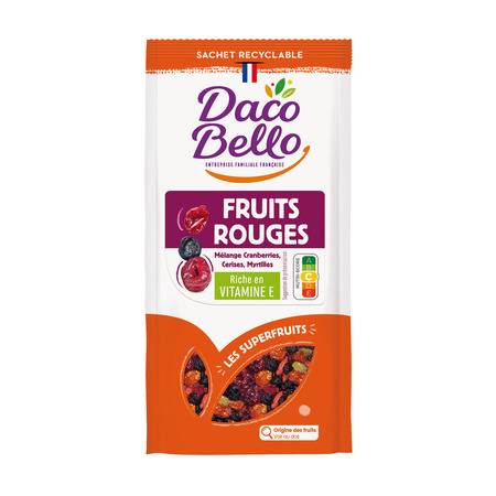 Mélanges fruits rouges DACO BELLO - le sachet de 125g