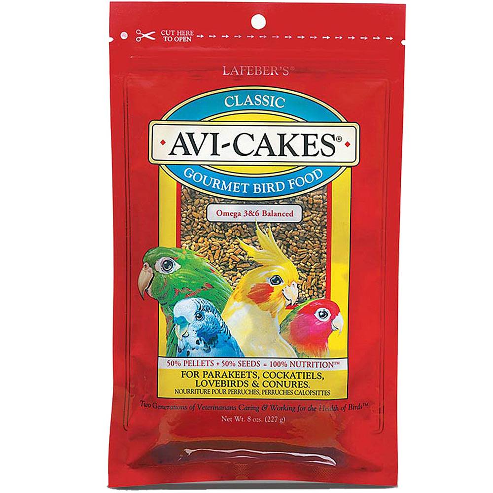 Lafeber's® Avi-Cakes Parakeet & Cockatiel Bird Food (Color: Assorted, Size: 8 Oz)