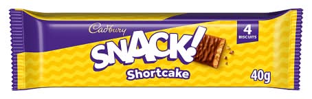 Cadbury Snack Shortcake Chocolate Biscuit (4 pack)
