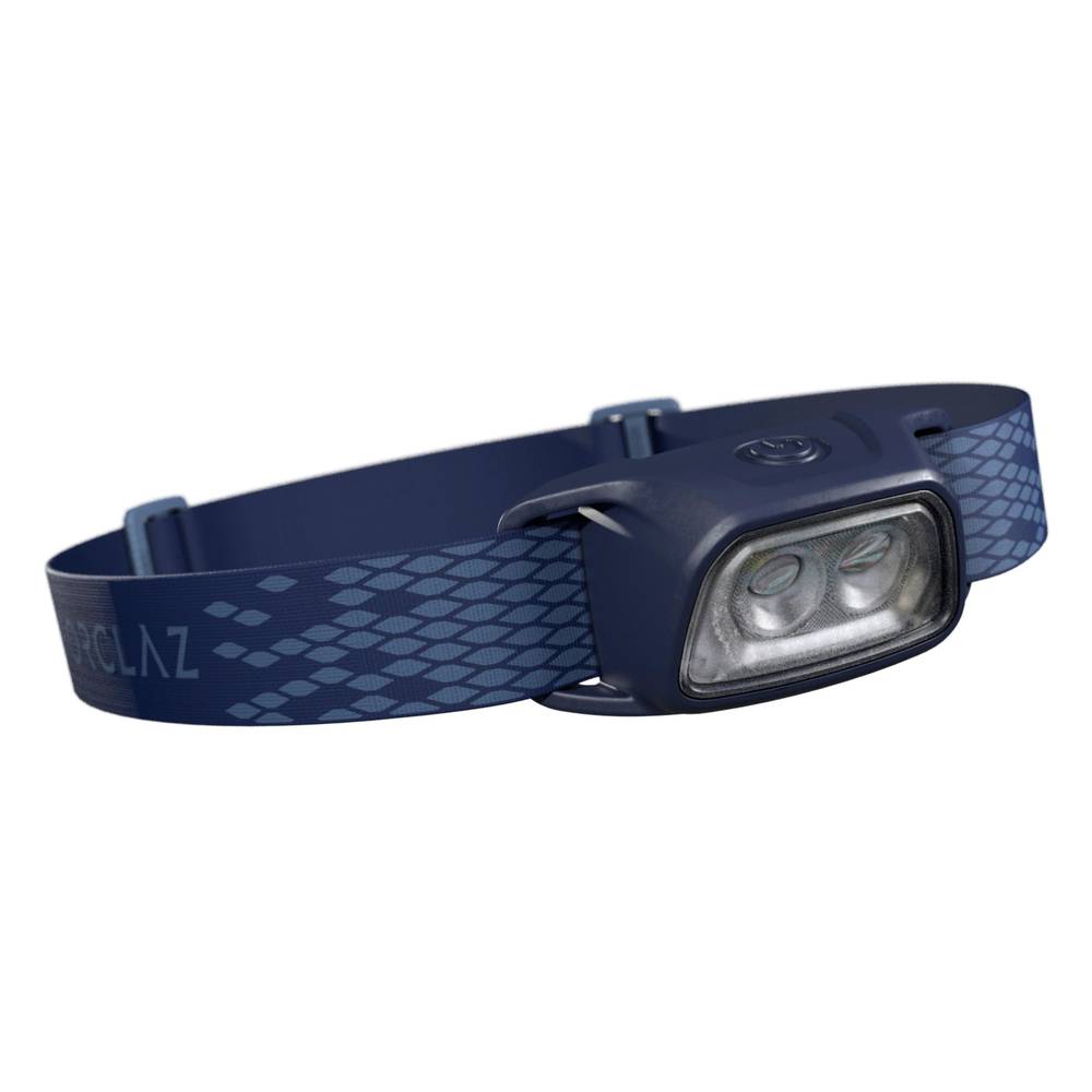 Forclaz linterna frontal 120 lumenes trek 100 usb recargable (color: azul)