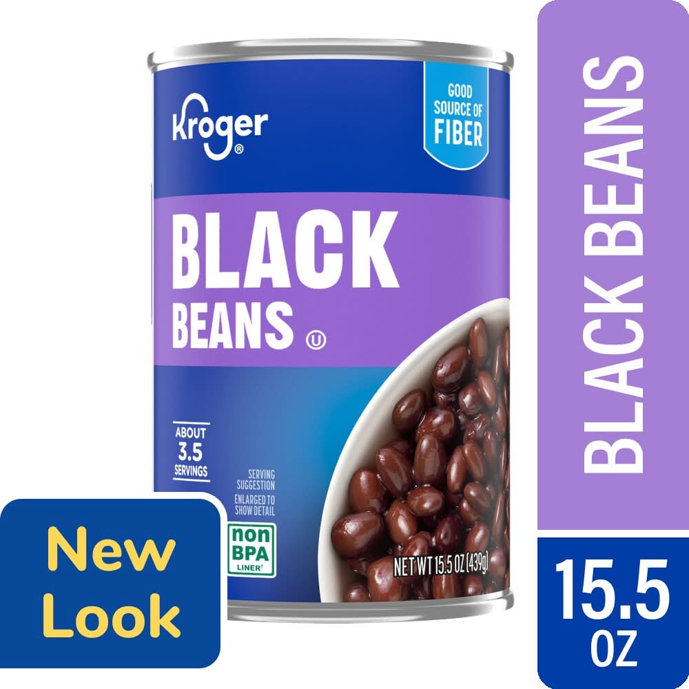 Kroger Canned Black Beans (15.25 oz)